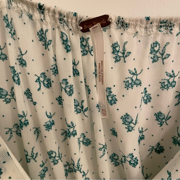 Free People Flowy Floral Top - Picture 3 of 5